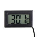 2Pcs 5M Meter Thermometer Electronic Digital Display FY10 Embedded Thermometer Indoor and Outdoor Te