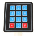 5Pcs 4 x 3 Matrix 12 Key Array Membrane Switch Keypad Keyboard Geekcreit for Arduino - products that