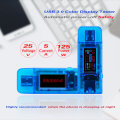USB 3.0 Colorful LCD Voltmeter Ammeter with Power-off Protection Voltage Current Meter Multimeter Ba