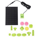 9V 1.8W Solar Powered Water Fountain Pumps Floating Fountains IPX8 Waterproof For Home Pond Garden D