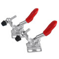Drillpro 2Pcs GH-201-A Woodworking Tooling Positioning Quick Release Manual Tool 27kg Clamping Capac