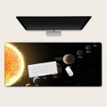 Planet Gaming Mouse Pad Large Size Anti-slip Stitched Edges Natural Rubber Keyboard Desk Mat for Hom