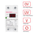 SINOTIMER SVP-60L 230V AC 40A Digital Din Rail Automatic Recovery Over Under Voltage Protector with