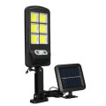 100W Outdoor Solar Street Wall Light Sensor PIR Motion LED Lamp Remote Control Waterproof IP65