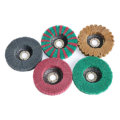 5Pcs 4 Inch Nylon Fiber Disc Grinding Wheel Set 120-600 Grit Assorted Sanding Grinding Buffing Wheel