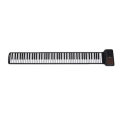Portable Keyboard Piano Roll Up 88 Keys Electronic Keyboard Flexible Silicone with Rechargeable Batt