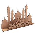 MDF Eid Ramadan Mubarak Advent Calendar Countdown DIY Stand Home Decorations
