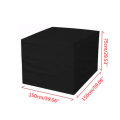 IPRee 150x150x75cm Outdoor Garden Waterproof Rattan Cube Table Furniture Cover Shelter Protection