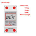 SINOTIMER DDS6619-007 Single Phase Two Wire LCD Digital Display Wattmeter Power Consumption Energy E