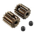 HBX 12891 1/12 Motor Pinion Gears 12T + Set Screws 3*3mm(2P)-Brushed 12060 RC Car Parts
