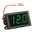 3pcs Green 0.56 Inch Mini Digital Voltmeter DC 4.5V To 30V Digital Voltmeter Voltage Panel Meter For