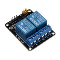 BESTEP 2 Channel 3V Relay Module Low Level Trigger Optocoupler Isolation For Auduino