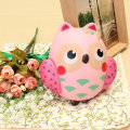 13*12cm Squishy Owl Pink Soft Slow Rising Animal Collection Toy