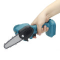 550W 24V 4`` Mini Cordless One-Hand Electric Chain Saw Woodworking Wood Cutter for Makita 24V Batter