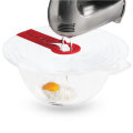 Eggs Mixer Anti Splash Plastic Silico Transparent Round Cover Egg Cream Waterproof Splash Egg Beater