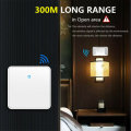 SMATRUL H9 Gold 1Gang Wireless smart Switch 433Mhz 300M White RF Remote Controller