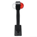 Right LED Double Side Marker Clearance Lights Turn Lamp Red&White Color for Truck Trailer Caravan
