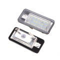 Pair 12V LED License Number Plate Lights Lamp For Audi A4 A6 S3 Q7 RS4 RS6