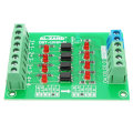 24V To 5V 4 Channel Optocoupler Isolation Board Isolated Module PLC Signal Level Voltage Converter B