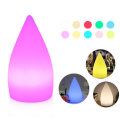 Rechargeable Colorful LED WiFi APP Control Night Light Smart Water Drop Shape Table Lamp Compatible