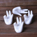 Ocarina Bracket Hand Shape White Ceramics Handle Elegant Decoration Bracket 6 Hole 12 Hole Ocarina S