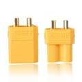 1Pair XT30 2mm Golden Male Female Non-slip Plug Interface Connector
