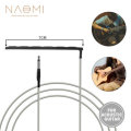 NAOMI 10pcs Guitar Piezo Soft Saddle Transducer Braided Wire Pickup For 41``/42`` Acoustic Guitar