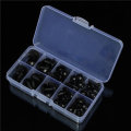 52pcs 12-20mm Black Plastic Safety Eyes for Teddy Bear Doll Animal Puppet Crafts