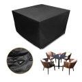 Cube Garden Furniture Cover Rattan Table Set Cover 600D Heavy Duty Oxford Fabric Patio Set Cover Rat