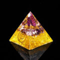 Himalayas Stone Orgone Pyramid Energy Generator Tower Home Reiki Healing Crystal Room Decorations