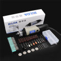 HILDA JD3321C 220V 400W Variable Speed Electric Drill with 76Pcs Accessories Electric Grinder Rotary