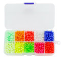 1000Pcs Fishing Luminous Bean Beads Boxed Anti-collision Beans Kit Set Durable