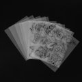 156Pcs Heat Shrink Plastic Sheets Kit Shrinky Art Paper Hole Punch Keychains DIY