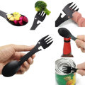 IPRee 5 In 1 Spoon Fork Bottle Can Opener EDC Portable Multifunctional Camping Picnic Tableware