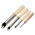 4 Pcs Round Hole Cutter Stainless Steel Circle Shaping Pottery Clay Sculpture Tools