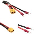 XT60 Female Plug To U Type Plug Connector Adapter Silicone Cable 20cm For Lipo Battery