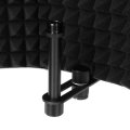 Foldable Microphone Acoustic Isolation Shield Acoustic Foams Studio Panel for Recording Live Broadca