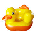 Cartoon Cute Yellow Duck Inflatable Toys Portable Sofa Multi-functional Bathroom Sofa Chair for Kids