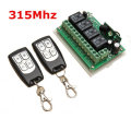 5Pcs Geekcreit 12V 4CH Channel 315Mhz Wireless Remote Control Switch With 2 Transimitter