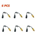 6 pcs Universal XT60 to DC 5.5mm/2.1mm Female Power Cable Adapter For Fatshark Skyzone Aomway FPV Go