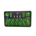 Q9 bluetooth Wireless 3 Colors Backlit Touchpad Air Mouse Mini Keyboard for Android TV Box Phone