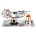 STEM Stainless Mini Hot Air Stirling Engine Motor Model Educational Toy Kit