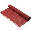 Carbon Fiber Cloth Black Red Fabric Twill Weave Panel Sheet 200gsm