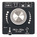 Wuzhi ZK-502M Audio Mini 2.0 Stereo 50W+50W bluetooth Digital Amplifier Module 50W*2 AMP Amplificado