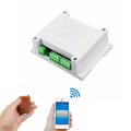 AC 220V 10A Control Smart Switch Point Remote Relay 4 Channel WiFi Module With Shell And 433M Remote