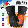BIKIGHT 120W Electric Heated Gloves Rechargeable 3 Gear Winter Warm Hand Gloves for Bicycle Motorcyc