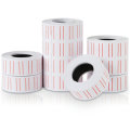 Deli 10 Rolls Price Labels Paper Single Row White Tag Paper Supermarket Grocery Shop Paper Stickers