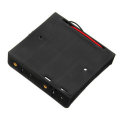 3pcs Plastic Battery Storage Case Box Battery Holder For 4 x 18650 Battery