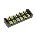 TB4506 600V 45A 6 Position Terminal Block Barrier Strip Dual Row Screw Block Covered W/ Removable Cl
