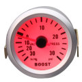 2 inch 52mm Universal Car Red LED Pressure Turbo Boost Gauge Meter 30 Psi with Hose